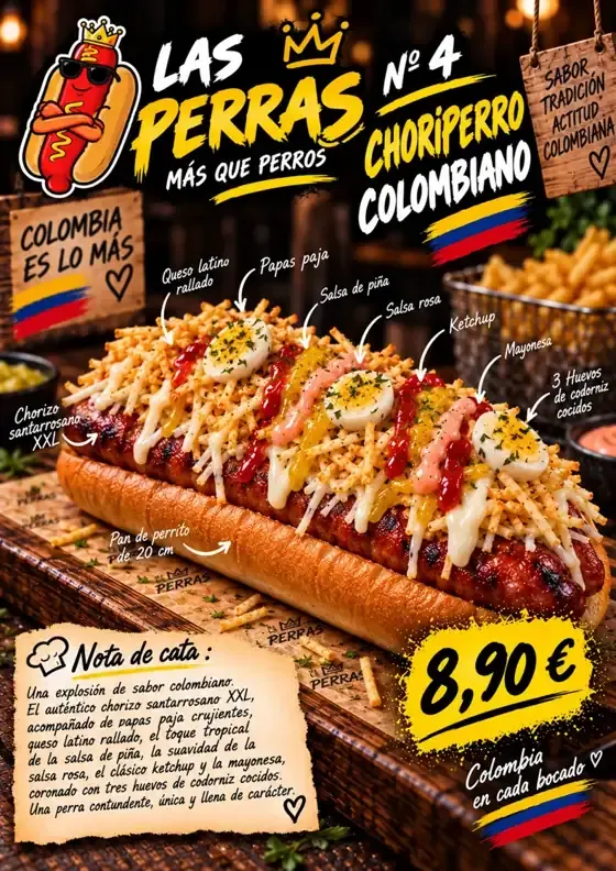 Colombia es lo más: choripapas, choriperro y Las Perras