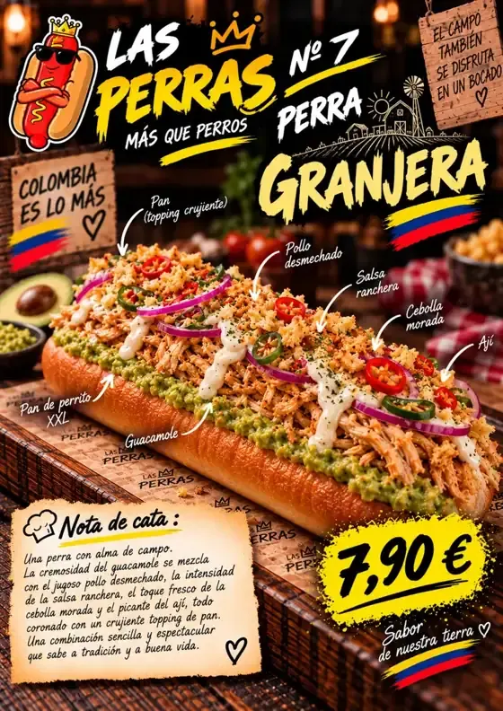 Colombia es lo más: choripapas, choriperro y Las Perras